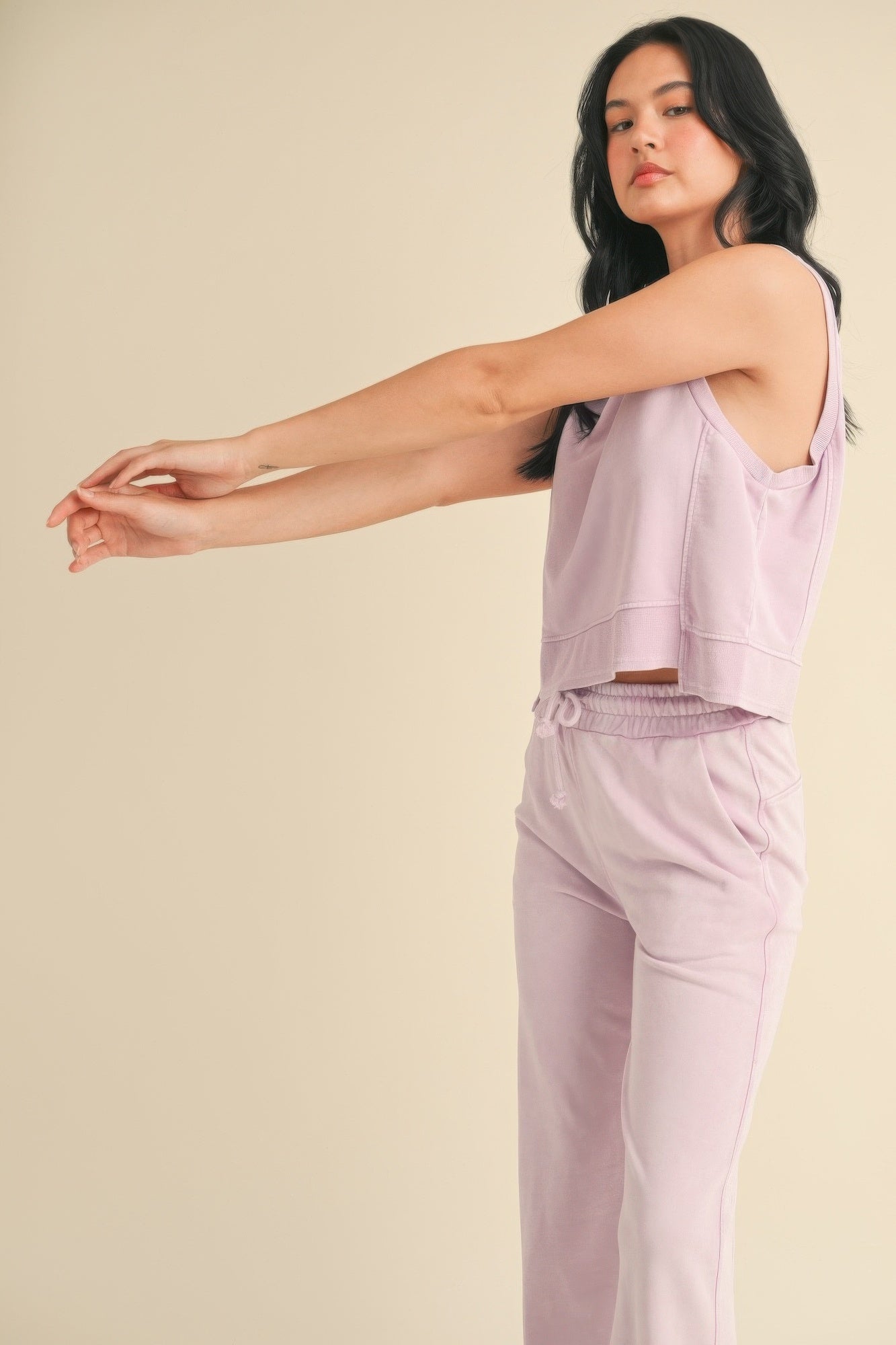 Mineral Wash Sleeveless Top