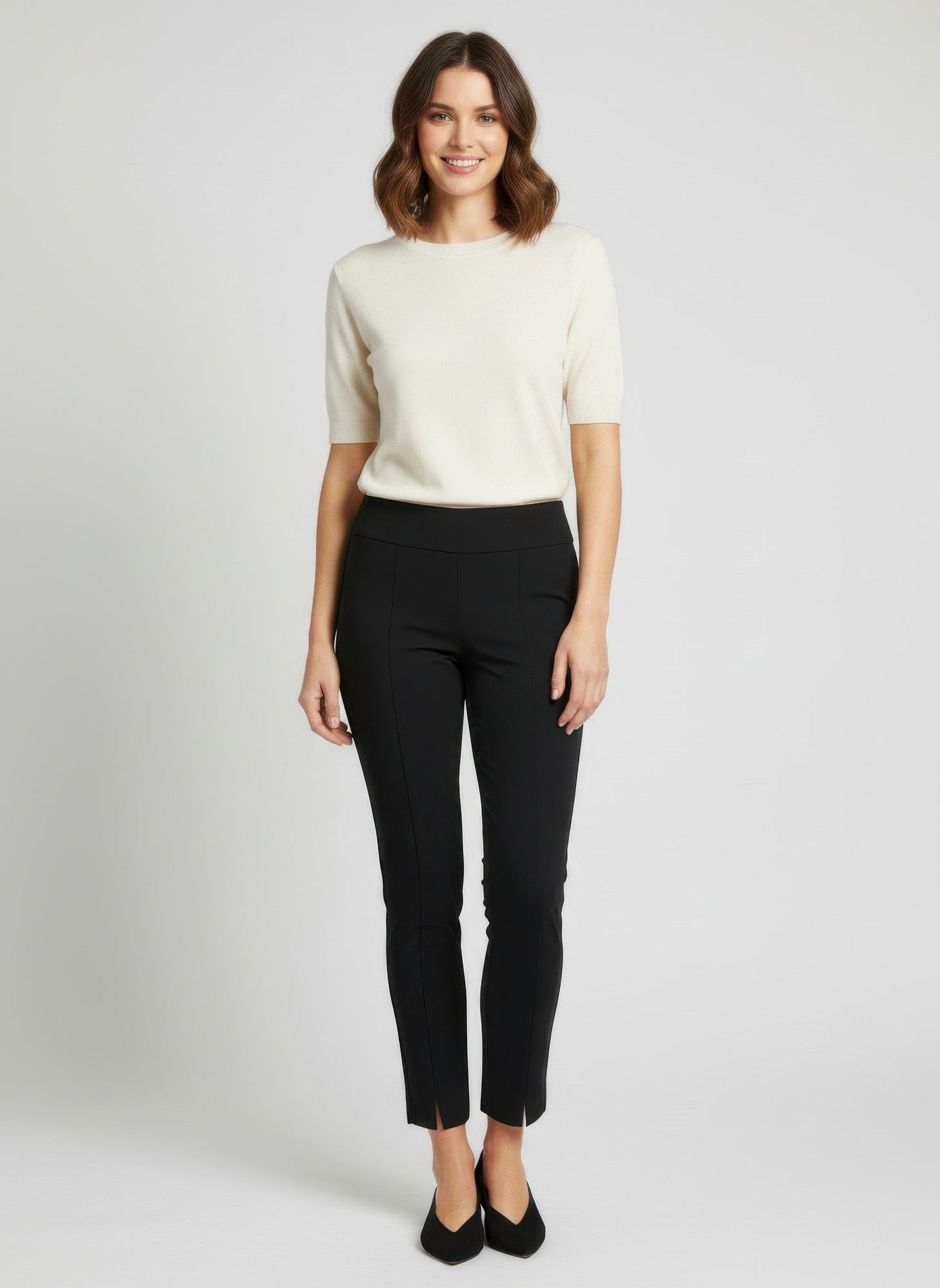 Pull On Solid Pants