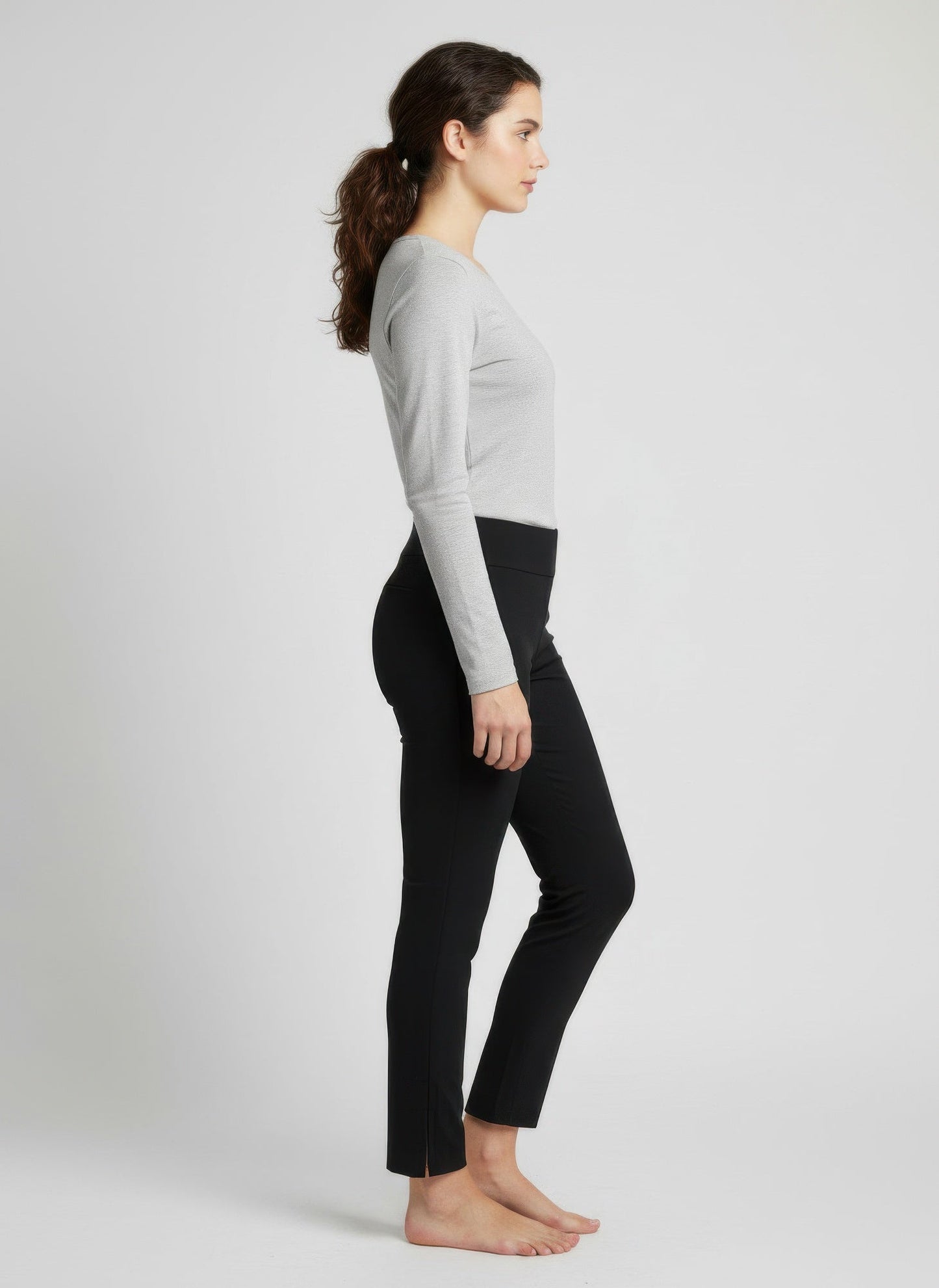 Pull On Solid Pants