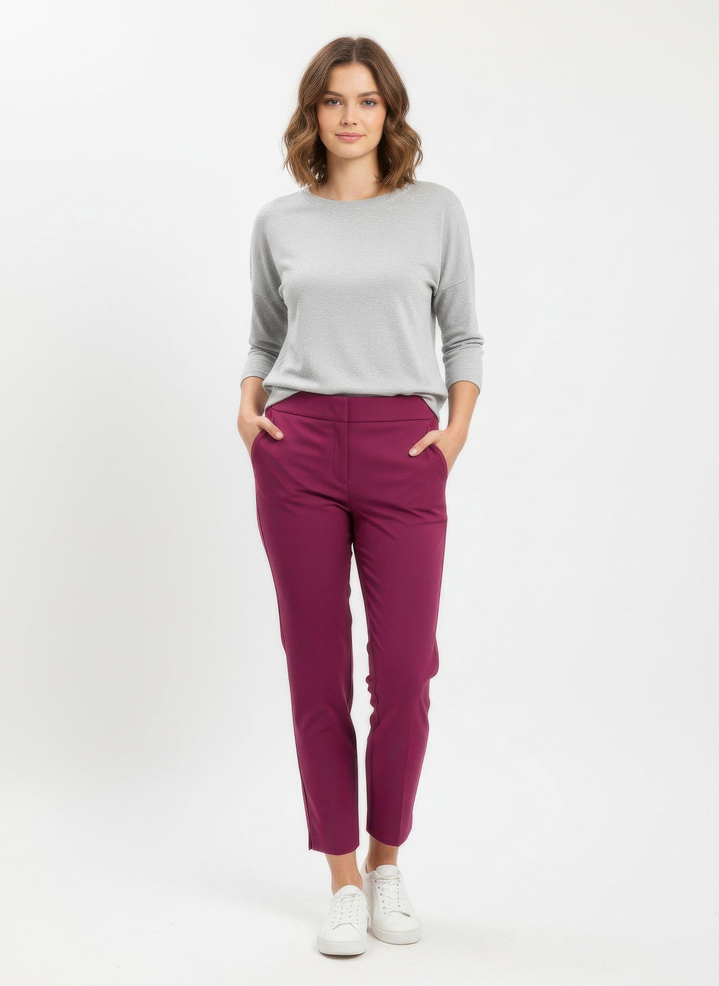 Pull On Solid Pants