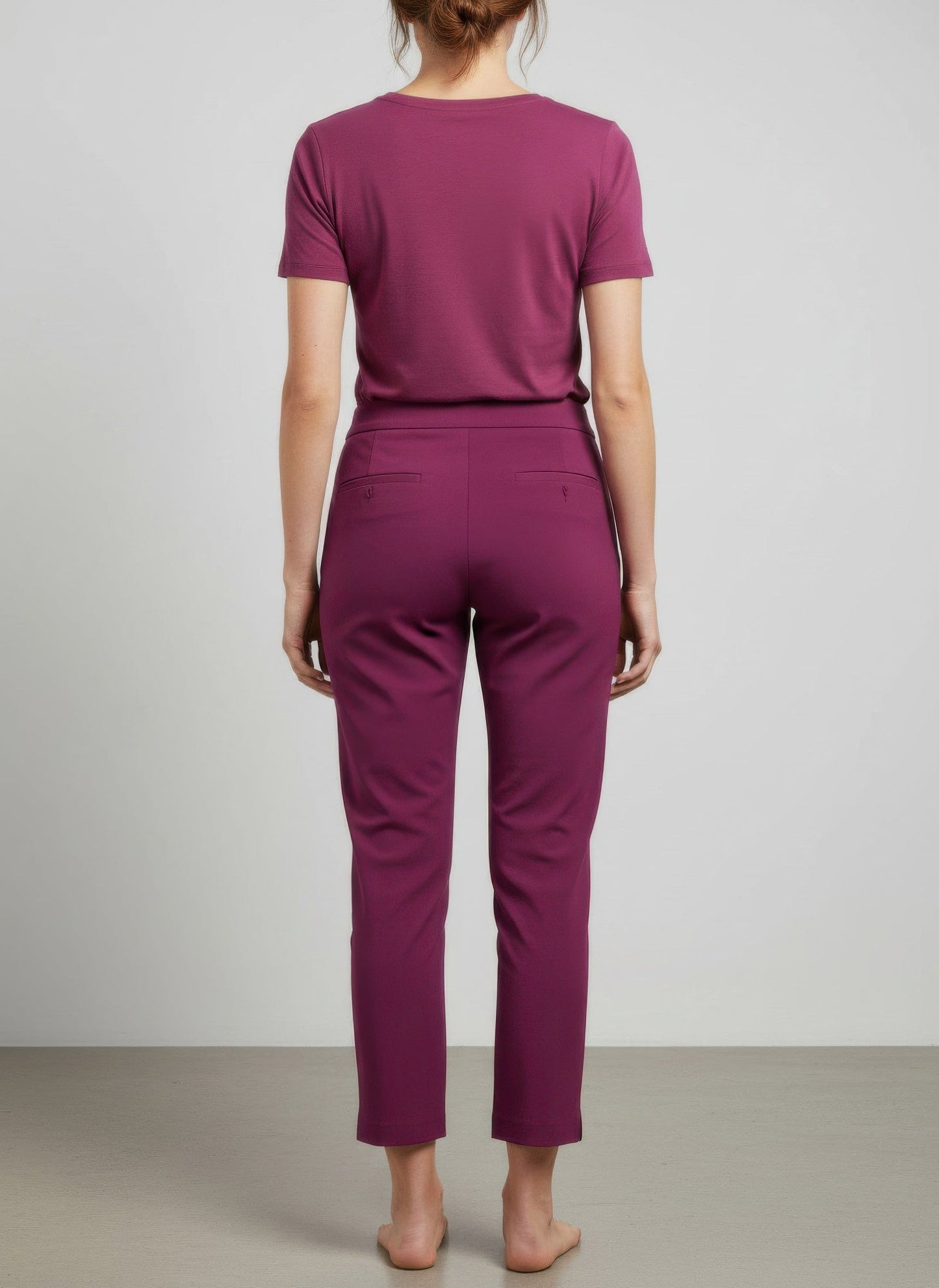 Pull On Solid Pants