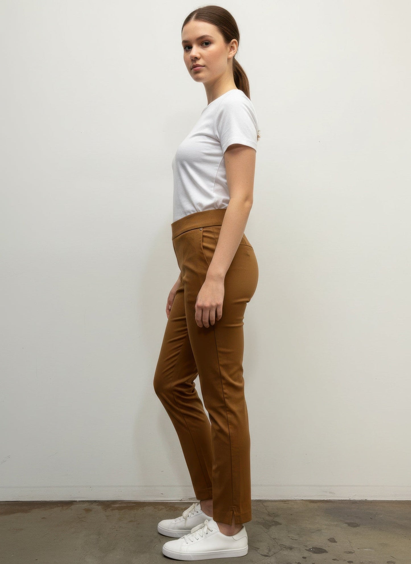 Pull On Solid Pants