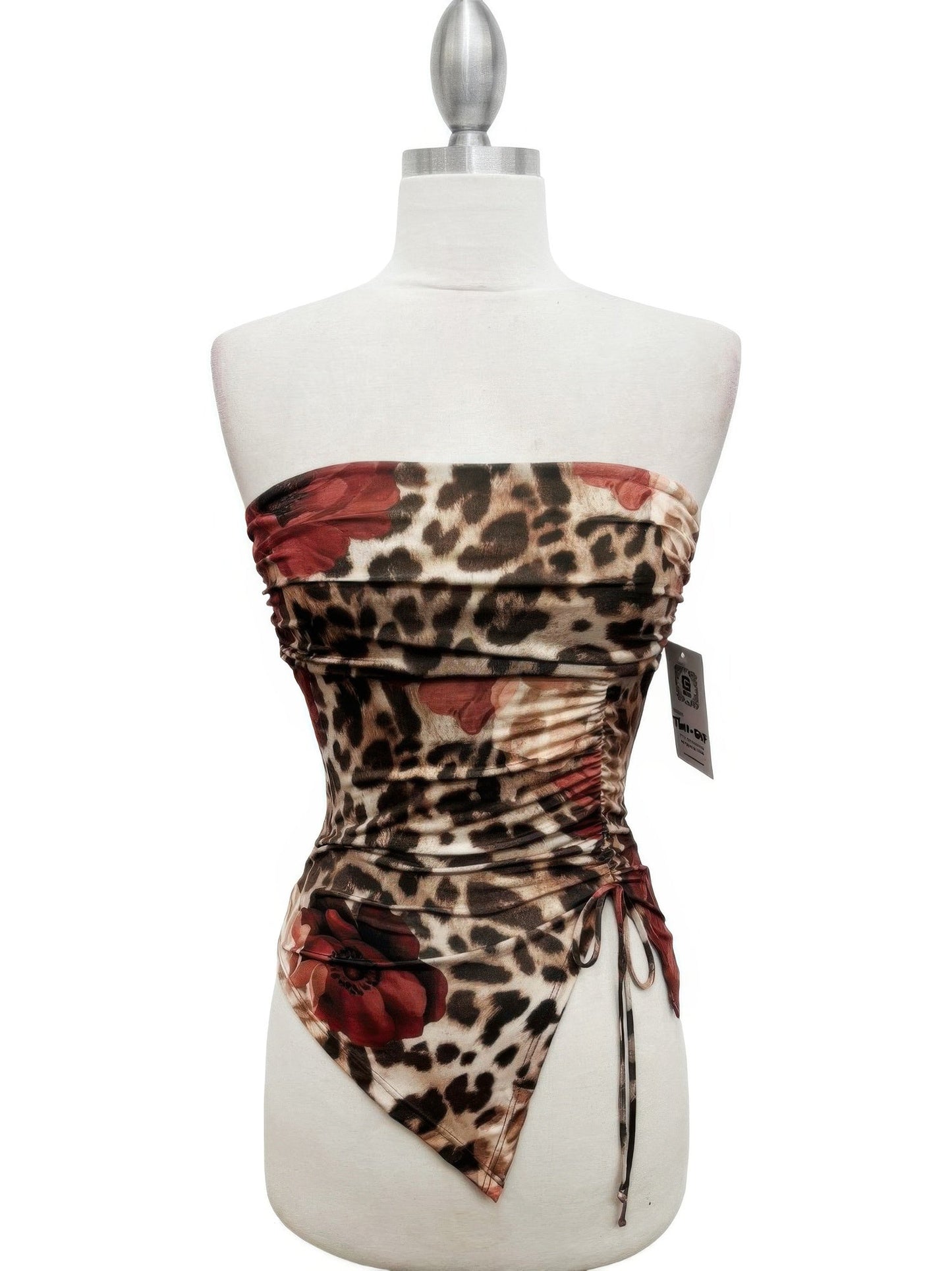 Savanna Rose Asymmetrical Tube Top