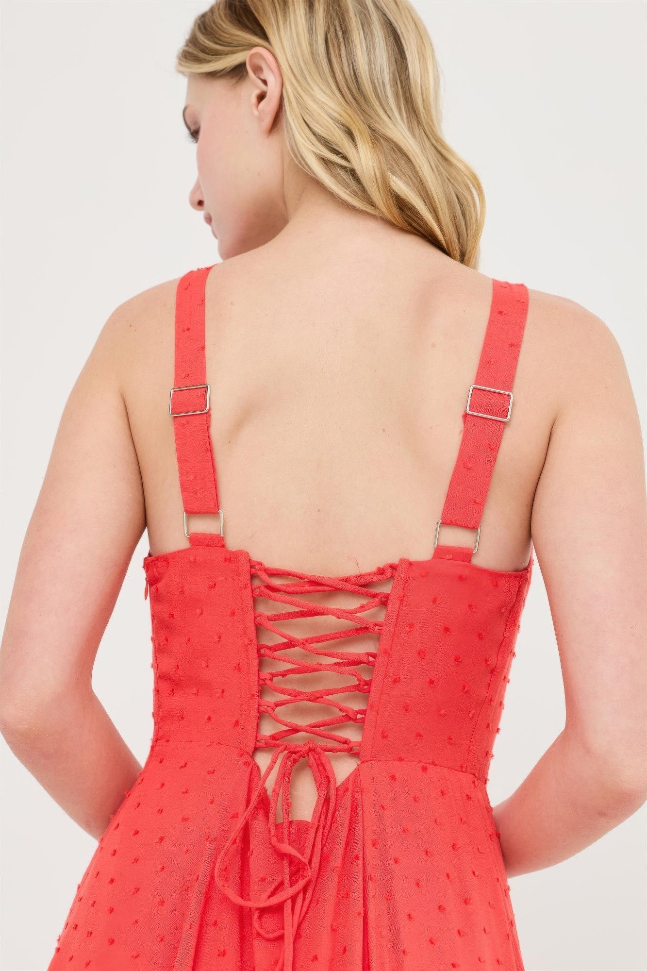 Boned Tie-back Dress