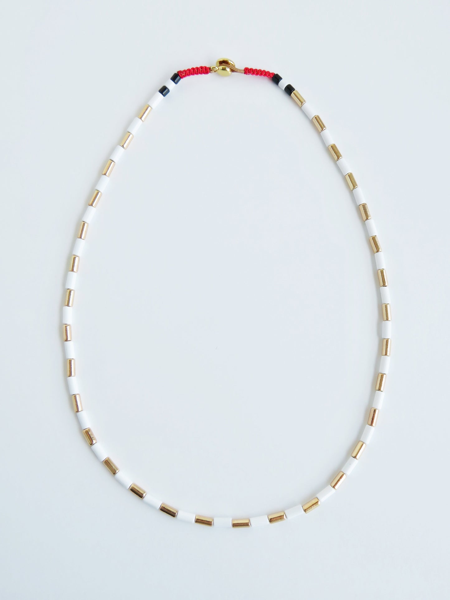 Enamel Tube Necklaces - add charms!