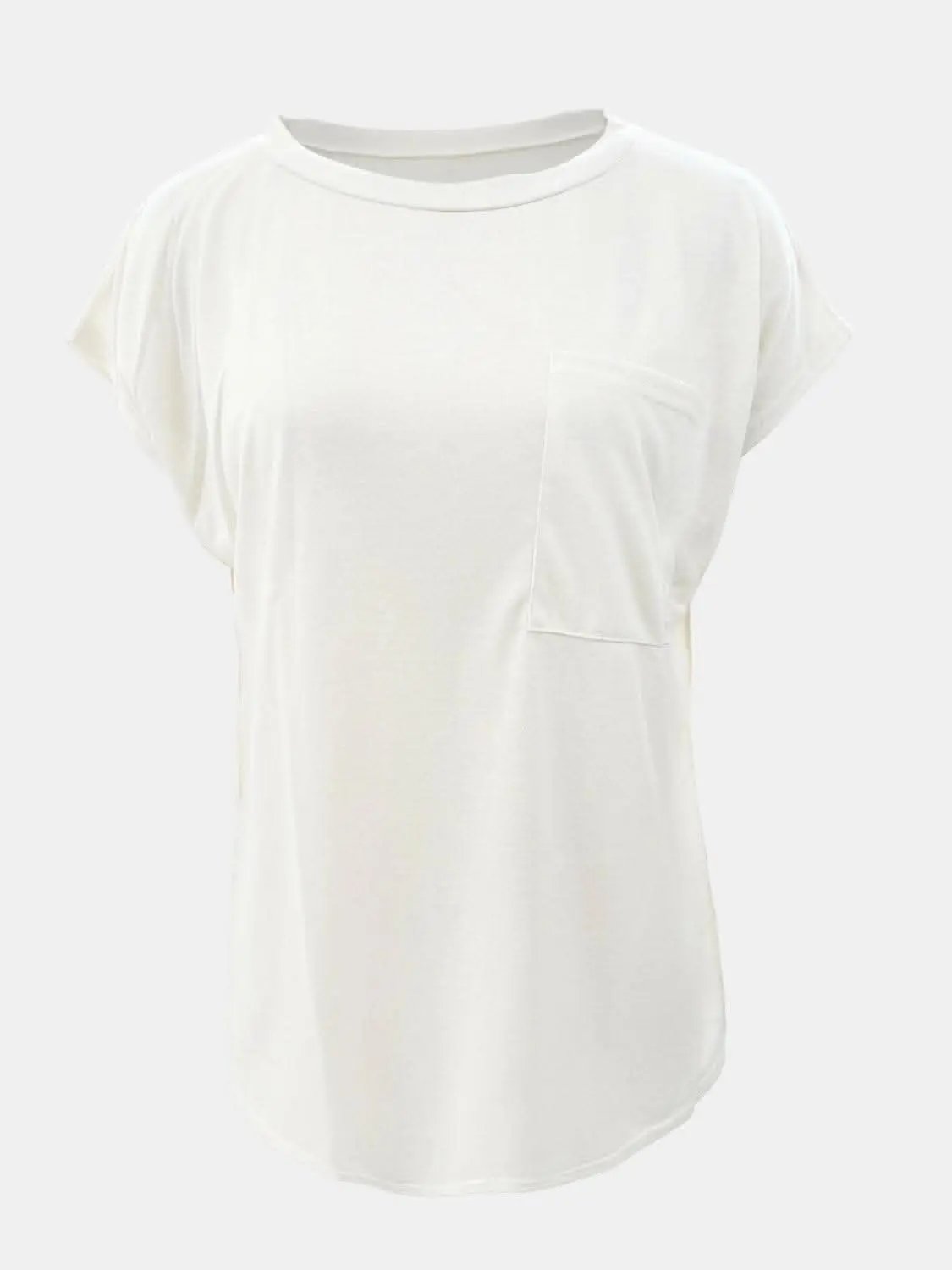 T-Shirts Trendsi Cap sleeve t-shirt in light colors