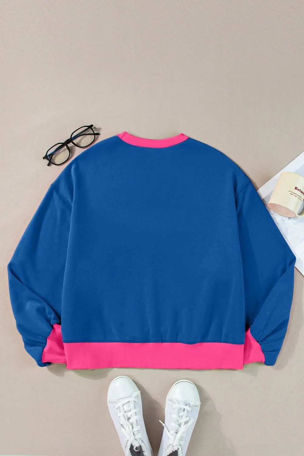 Sweatshirts & Hoodies Trendsi Chic Long Sleeve Crew Sweatshirt