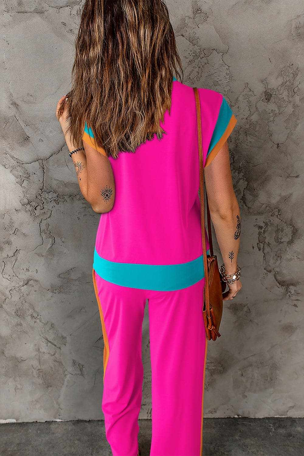 Pants Trendsi Chic Two-Piece Top and Trouser Set