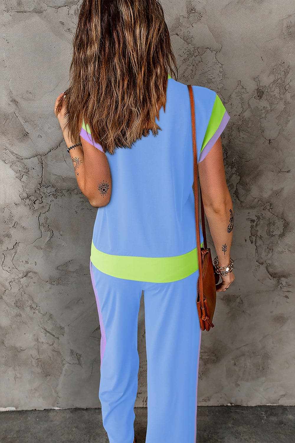 Pants Trendsi Chic Two-Piece Top and Trouser Set