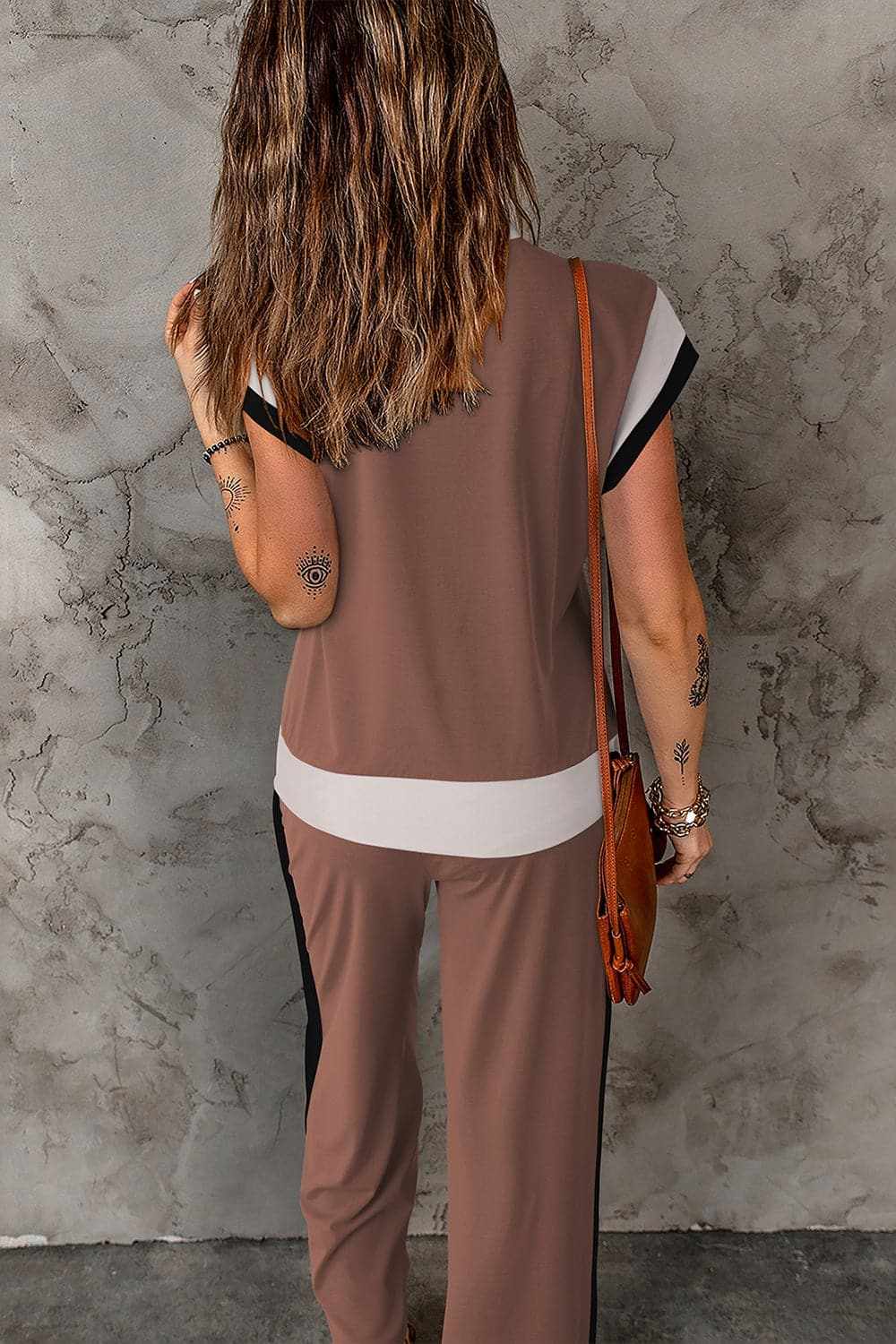 Pants Trendsi Chic Two-Piece Top and Trouser Set