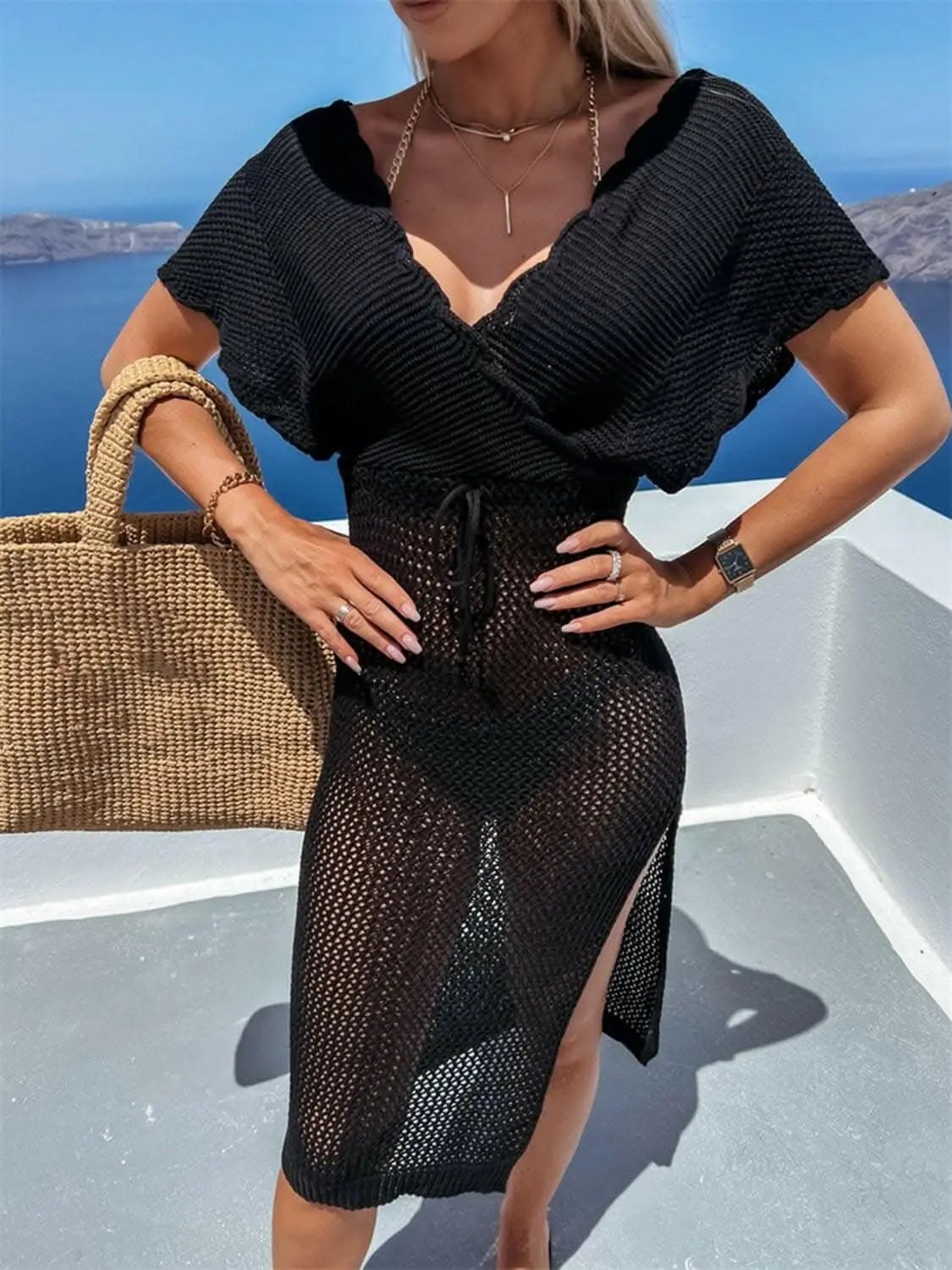 T-Shirts Trendsi just arrived - Chic batwing sleeve cover-up