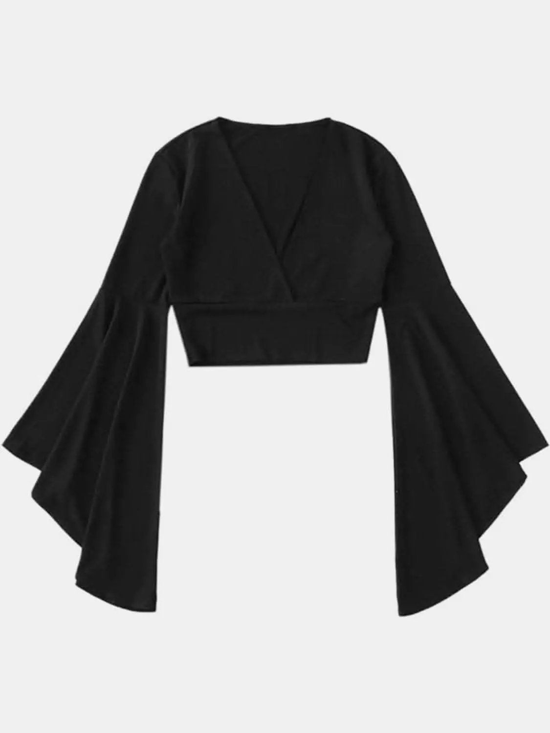 T-Shirts Trendsi just arrived - Chic bell sleeve crop blouse