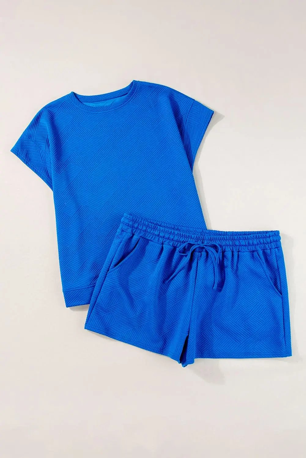 Women's Casual Set - Textured Fabric - Plus Size Daily Wear