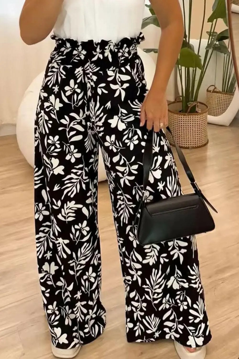 Pants Trendsi just arrived - Chic high waist patterned trousers
