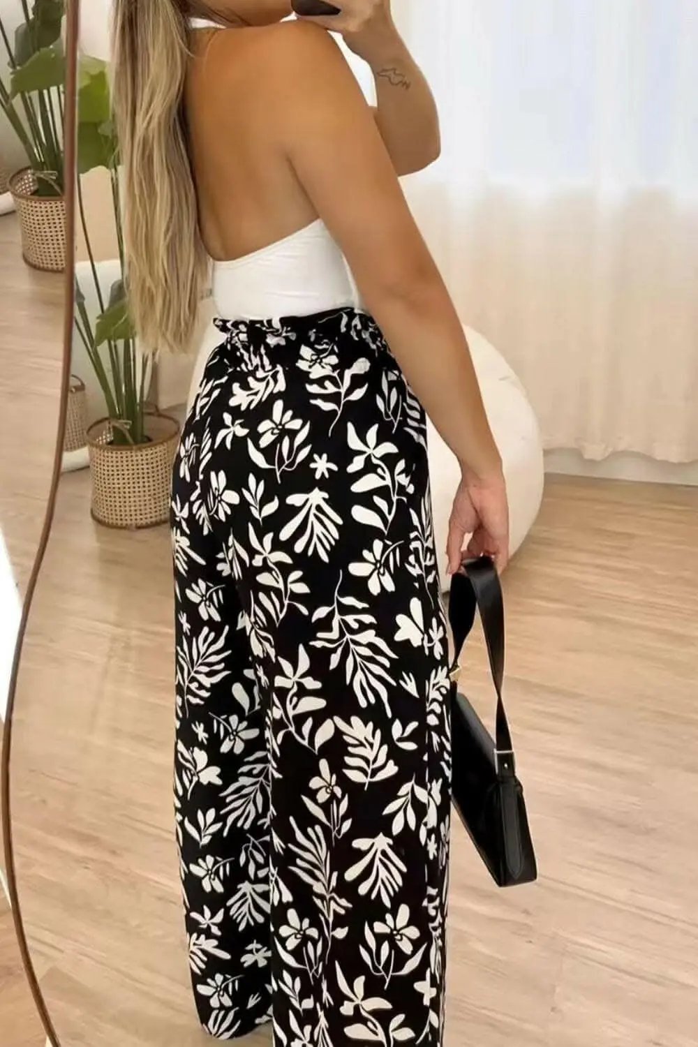 Pants Trendsi just arrived - Chic high waist patterned trousers
