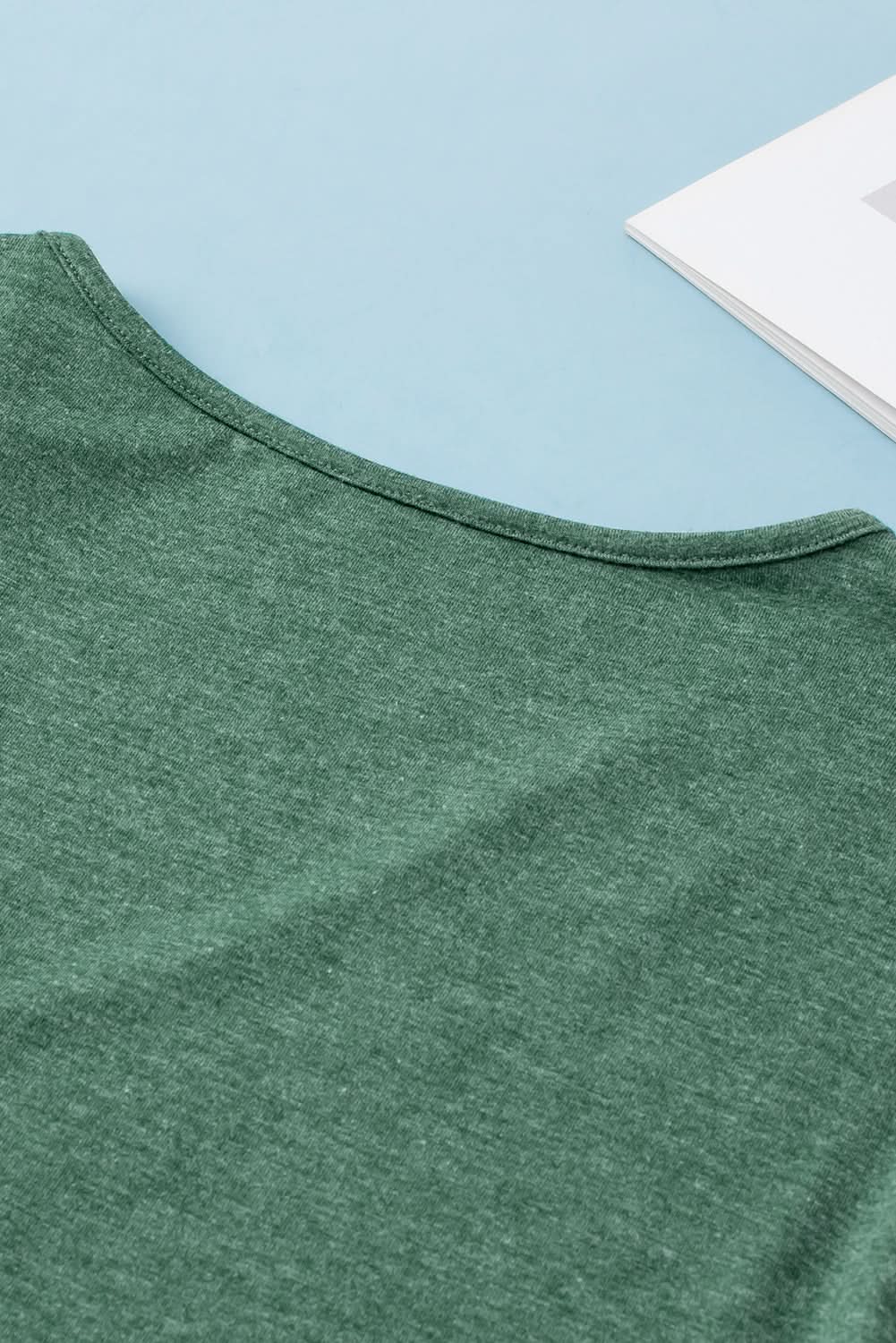 Love Salve Plus Size Lace Blouse Green Embroidered — Summer Casual