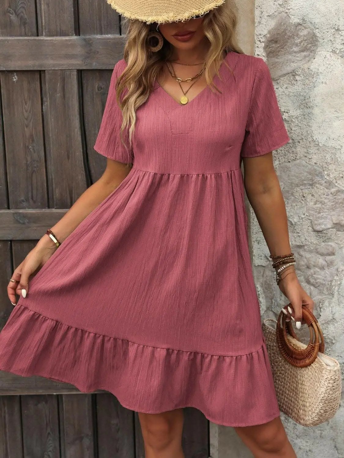 Dresses Trendsi just arrived - Chic sheer v-neck mini dress