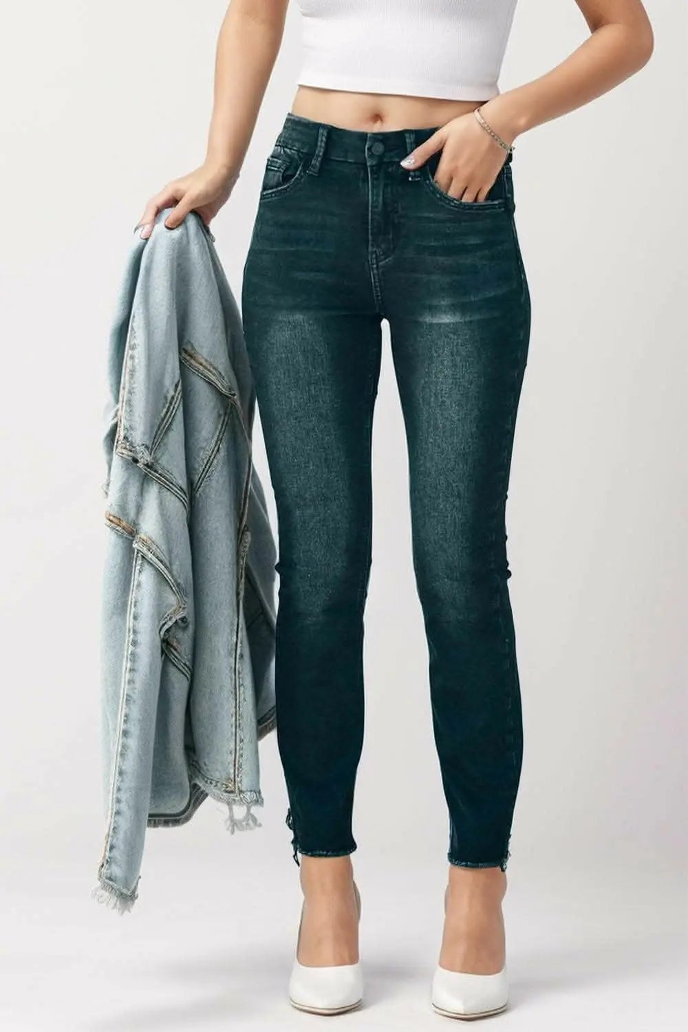 Pants Trendsi just arrived - Chic slim-fit mid-rise jeans