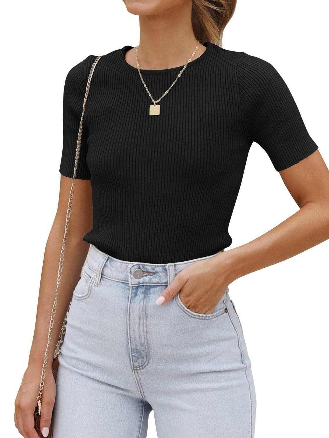 T-Shirts Trendsi just arrived - Chic stretchy short sleeve top