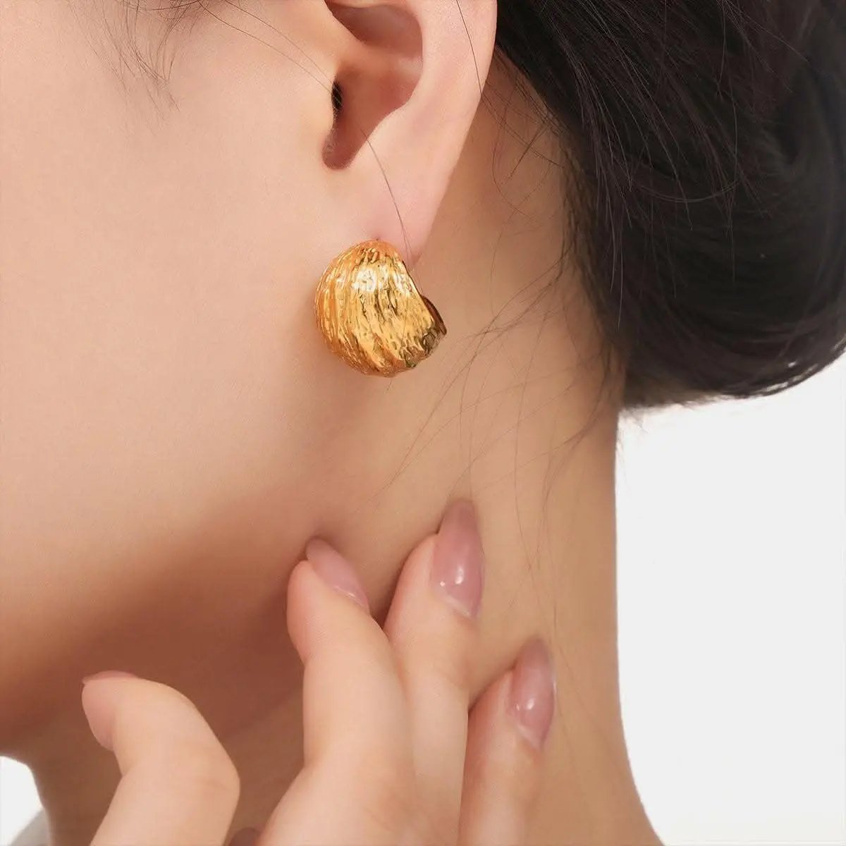 T-Shirts Trendsi just arrived - Chic titanium steel geometric earrings