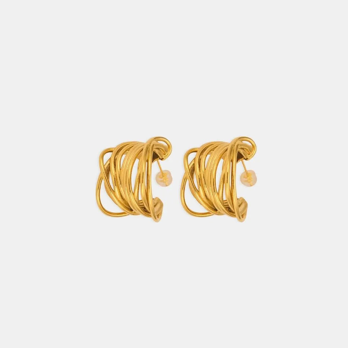T-Shirts Trendsi just arrived - Chic titanium steel geometric earrings