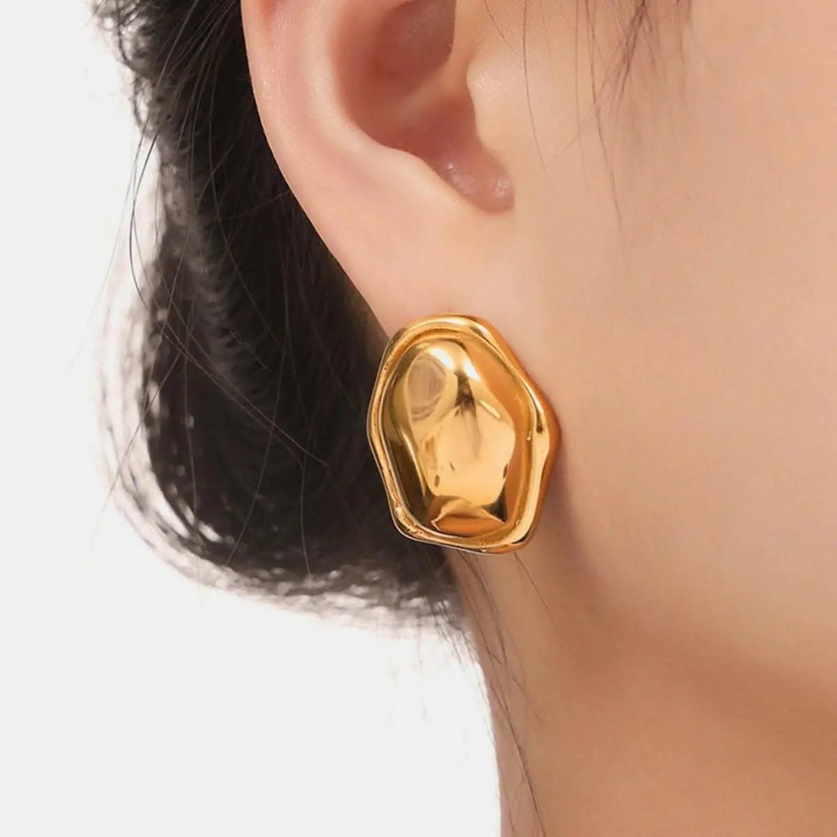 T-Shirts Trendsi just arrived - Chic titanium steel geometric earrings