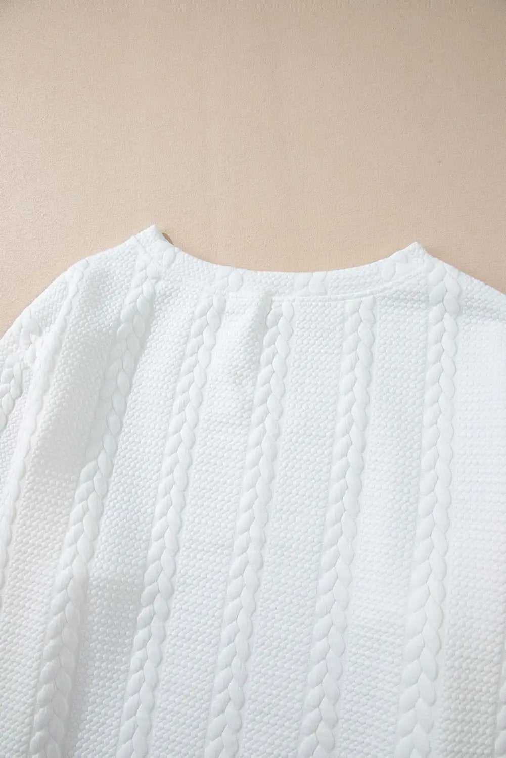 Women's Sweater Women's Cable Knit Sweater - Soft Textured - Daily Wear Top