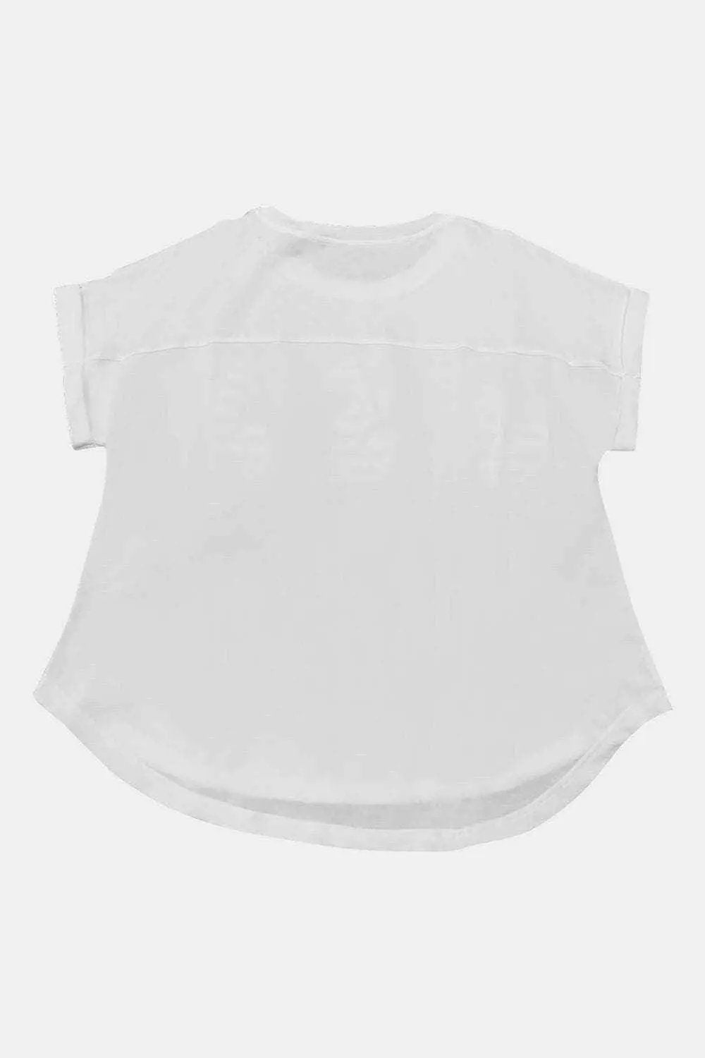 T-Shirts Trendsi Classic Round Neck T-Shirt - USA