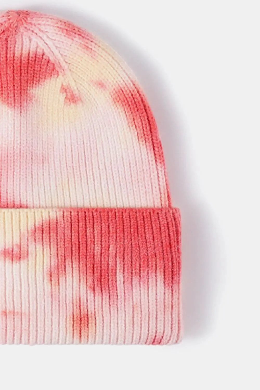 Trendsi Tie-Dye Knit Beanie Hat - Colorful Unisex Winter