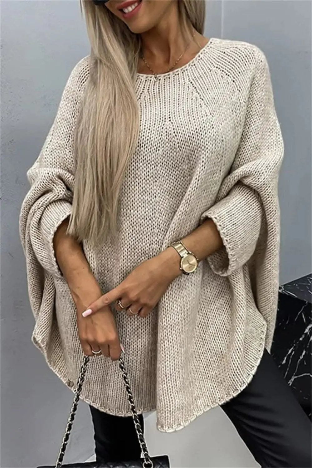 Sweaters Trendsi Cozy Batwing Sleeve Sweater