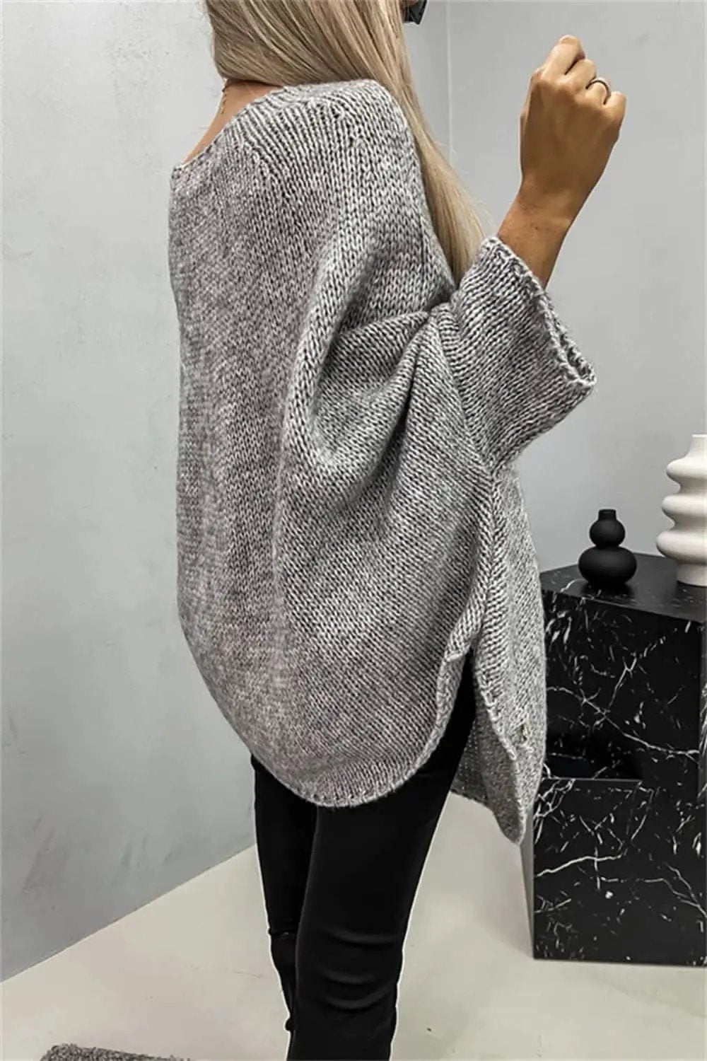 Sweaters Trendsi Cozy Batwing Sleeve Sweater