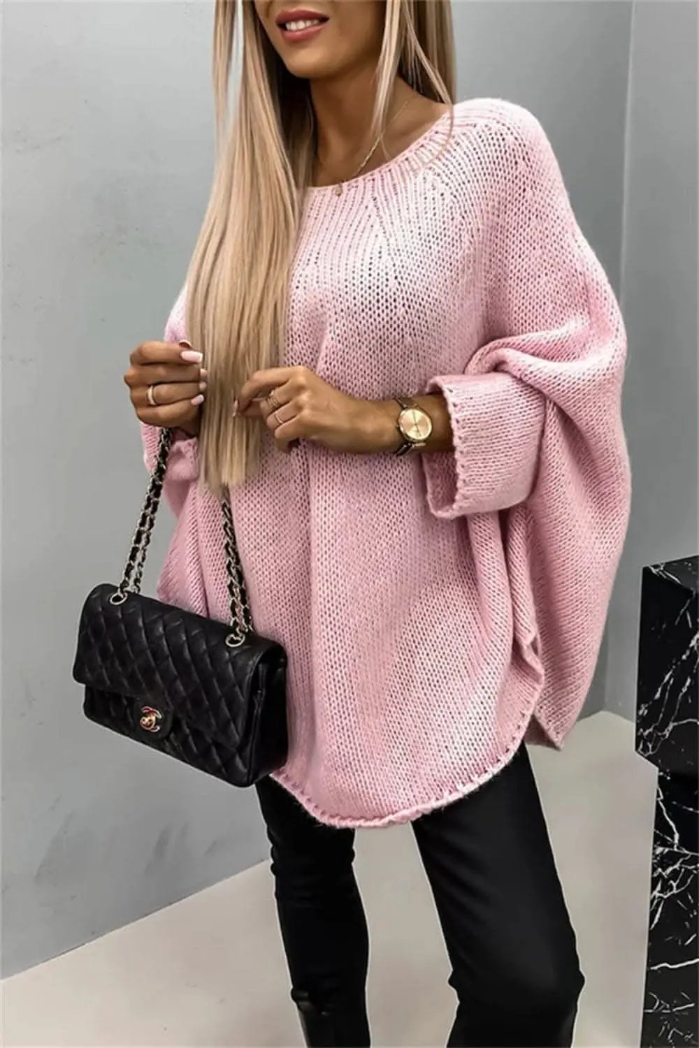 Sweaters Trendsi Cozy Batwing Sleeve Sweater