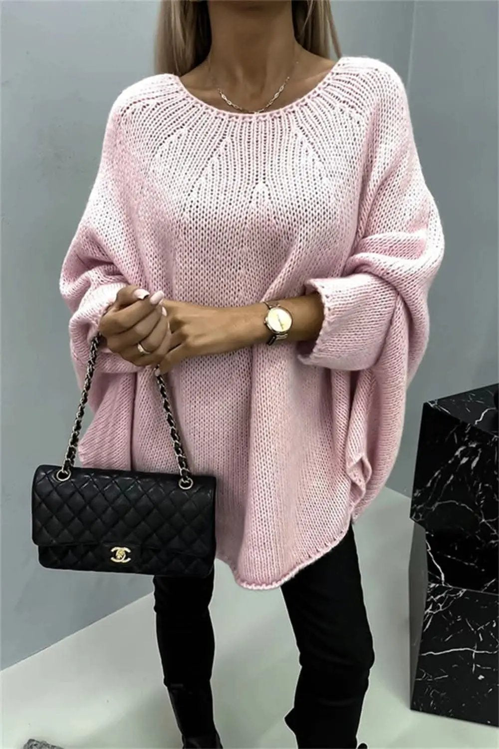 Sweaters Trendsi Cozy Batwing Sleeve Sweater