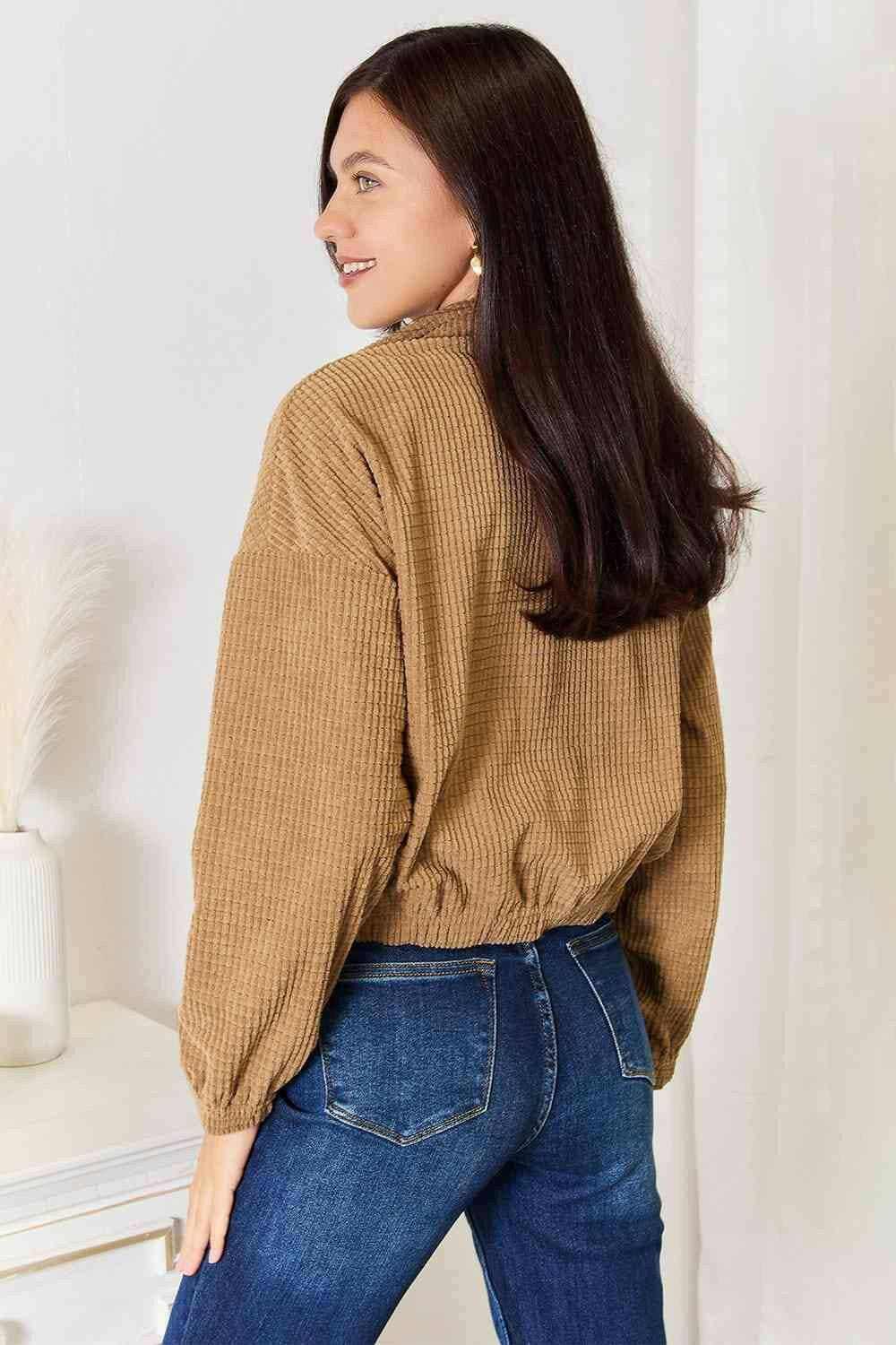 Women's Fashion Jacket Trendsi Women's Long Sleeve Cozy Chic Fashion Jacket