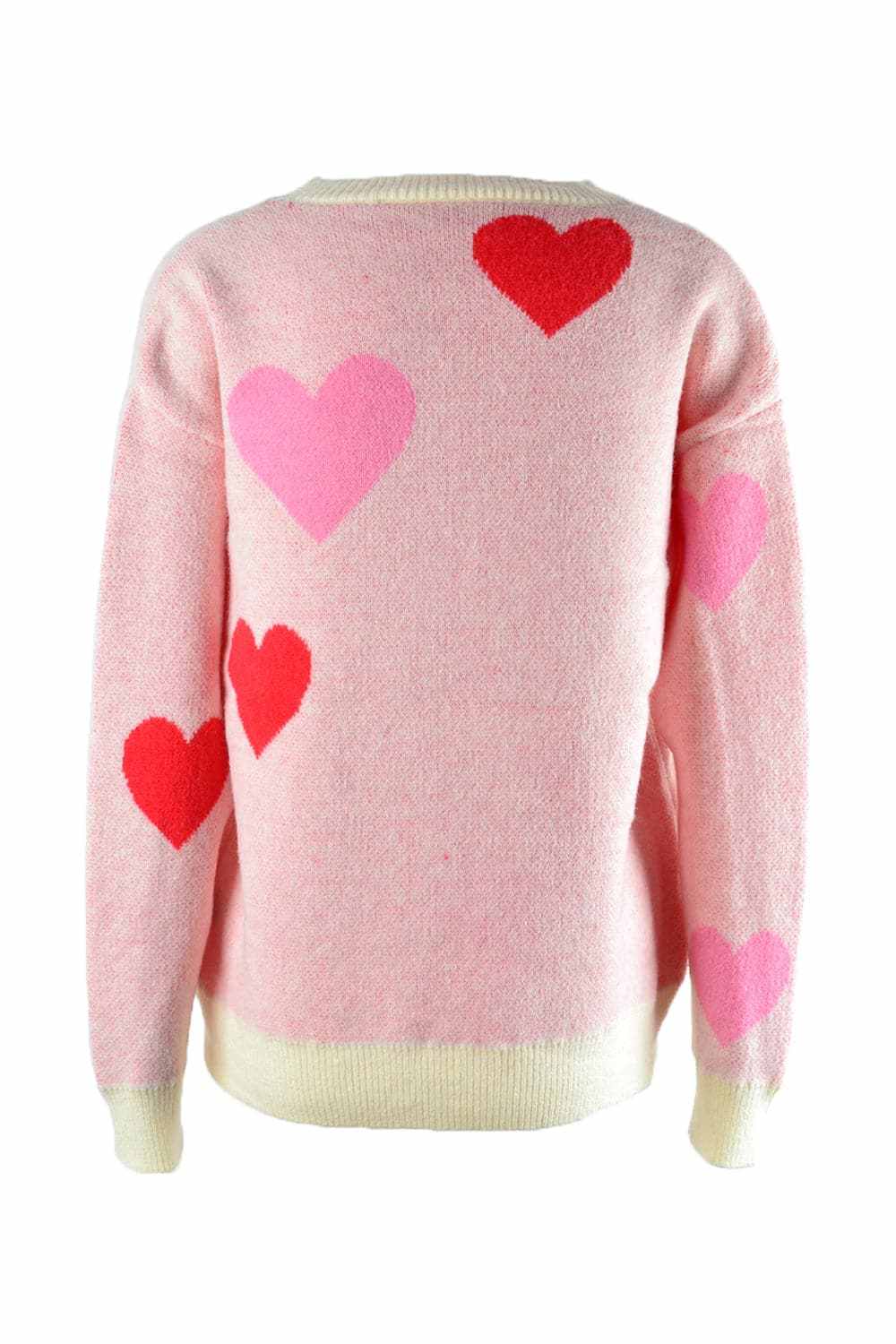 Trendsi Blush Pink Dropped Shoulder Sweater