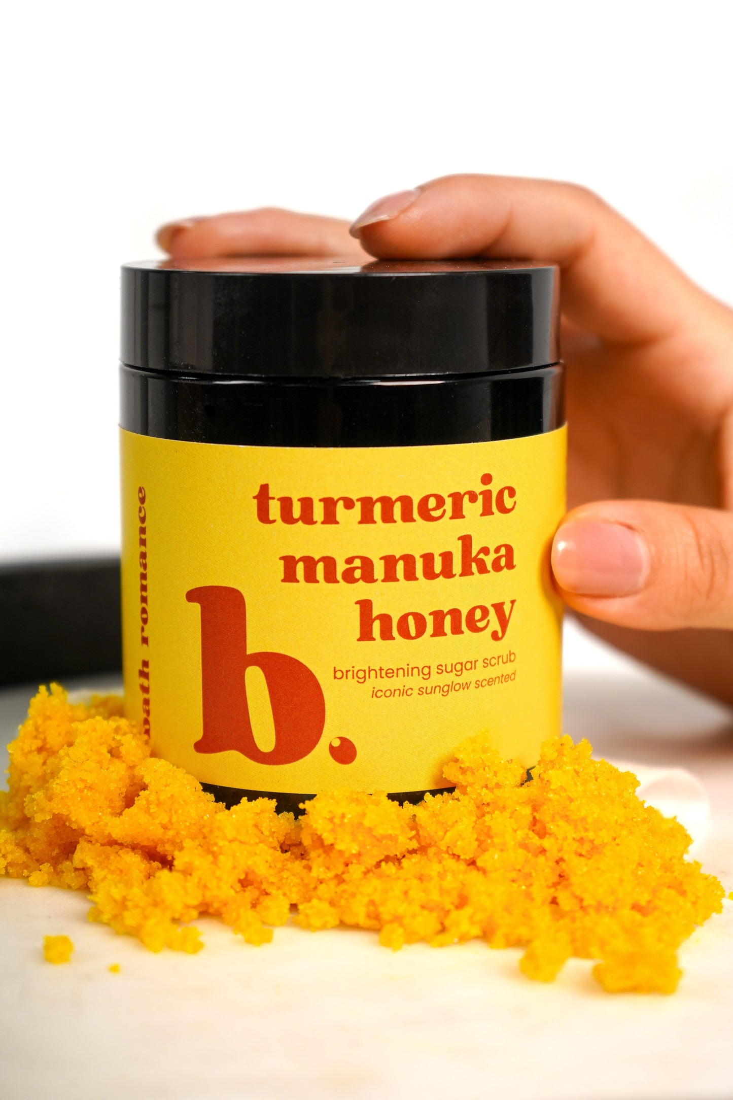 turmeric + manuka honey sugar scrub - iconic sunglow scent