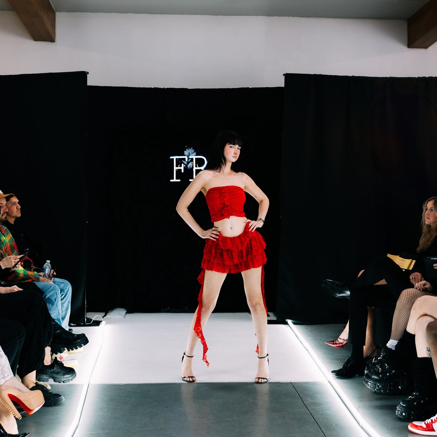 LAFW Red Outfit by Timesless Harmony