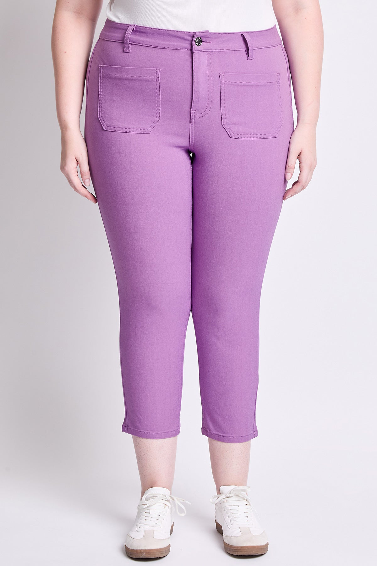 Women's Plus Hyperstretch Crop Straight Leg Pants