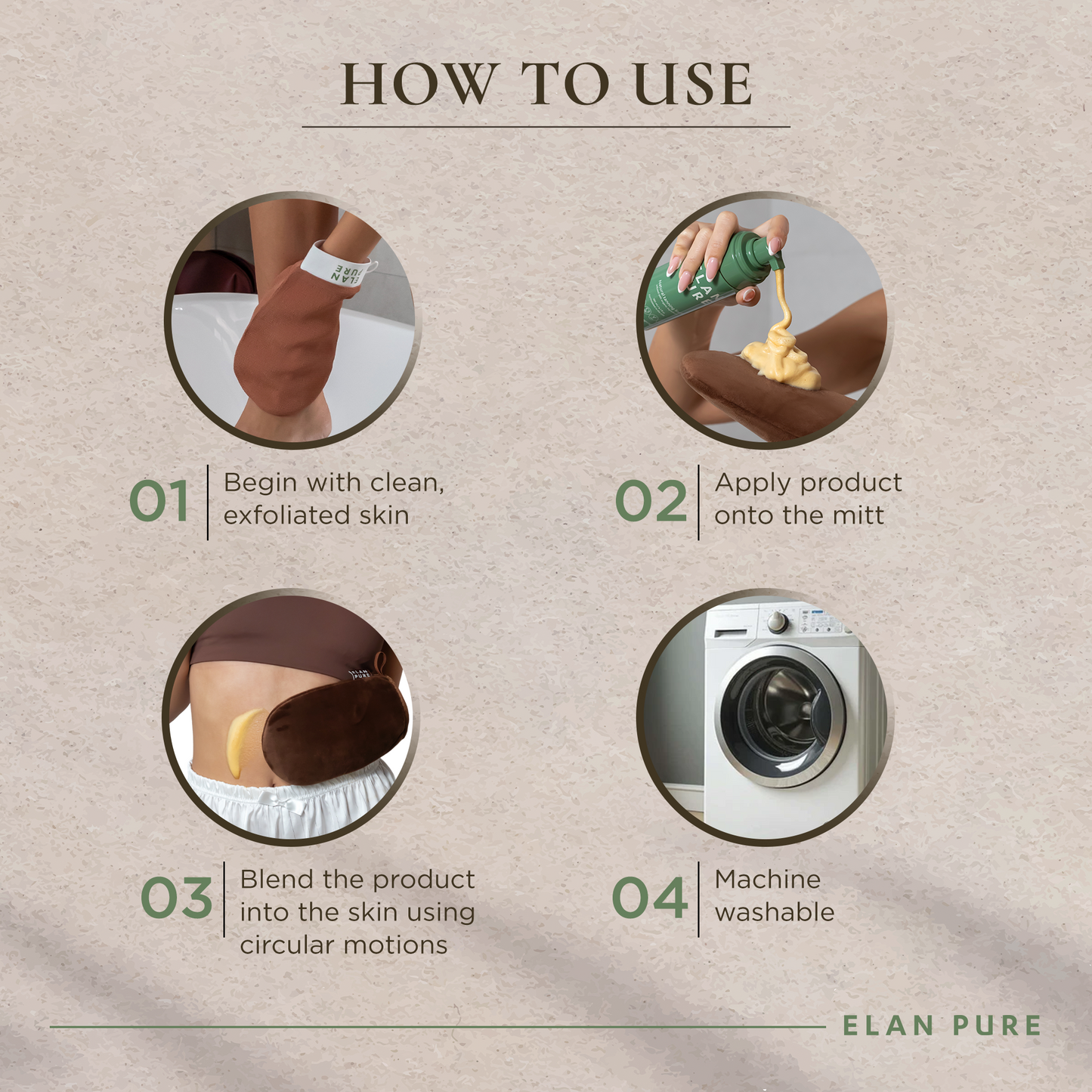 Reusable Tanning Mitt