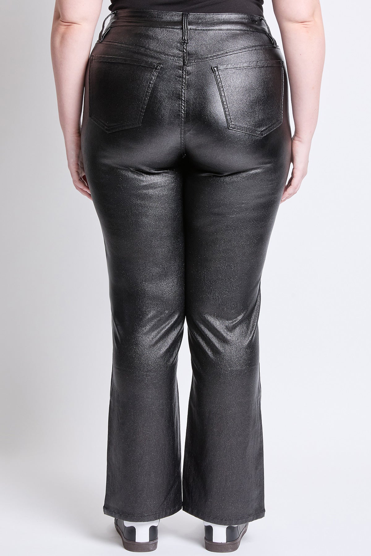 Women's Plus Hyperstretch Straight Leg Metallic Pant