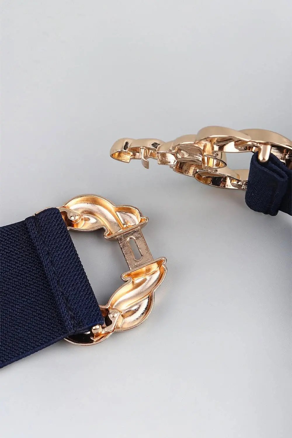 Accessories Trendsi Elastic belt with zinc alloy buckle