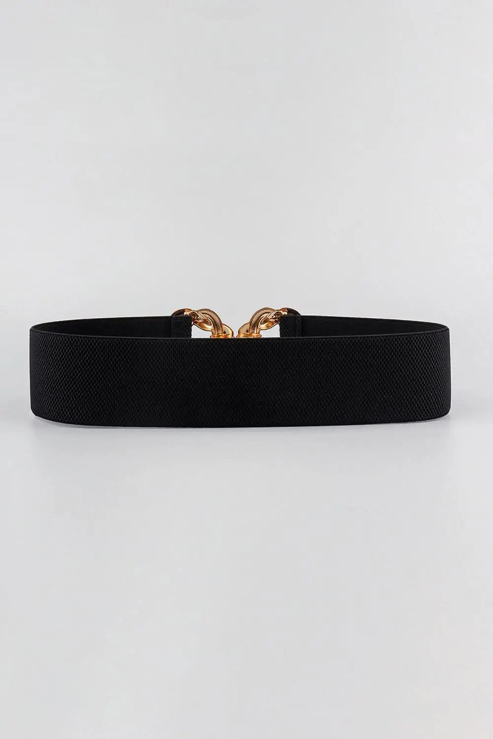 Accessories Trendsi Elastic belt with zinc alloy buckle
