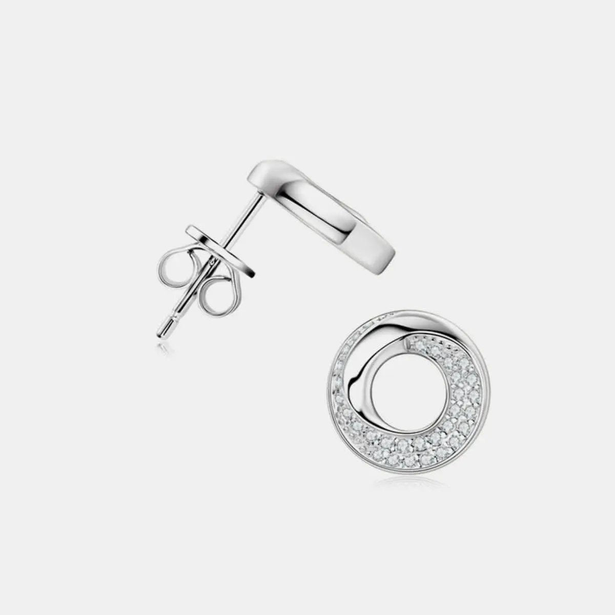 T-Shirts Trendsi just arrived - Elegant Moissanite Studs in Silver