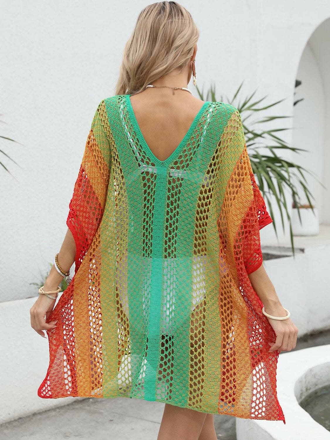 T-Shirts Trendsi just arrived - Elegant Openwork Beach Cover-Up