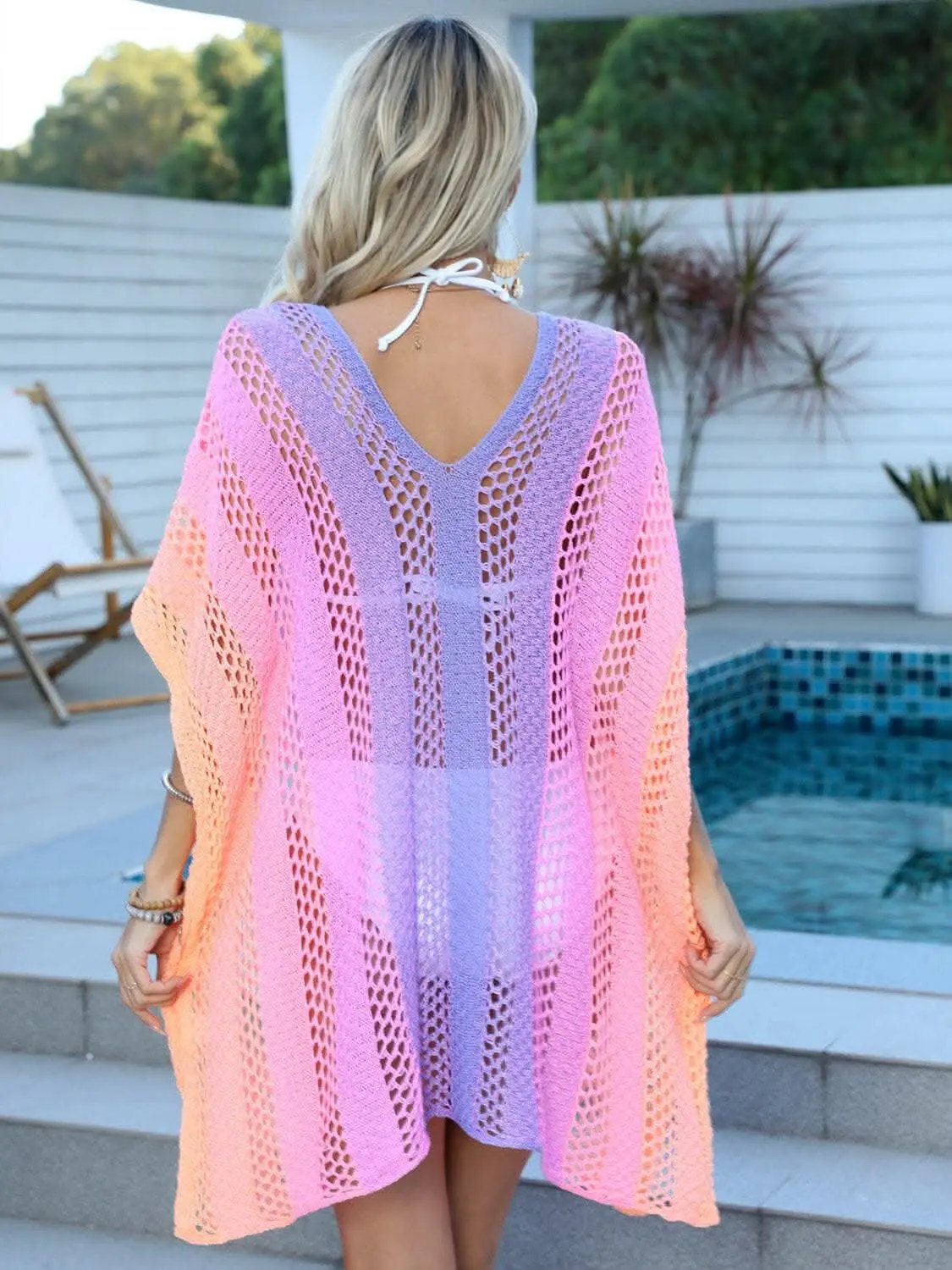 T-Shirts Trendsi just arrived - Elegant Openwork Beach Cover-Up