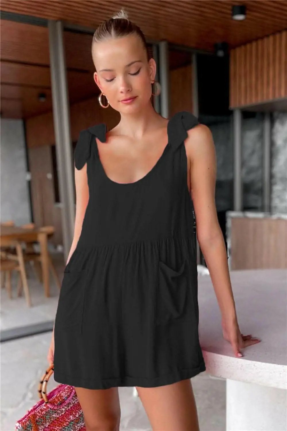 T-Shirts Trendsi just arrived - Elegant Scoop Neck Jumpsuit