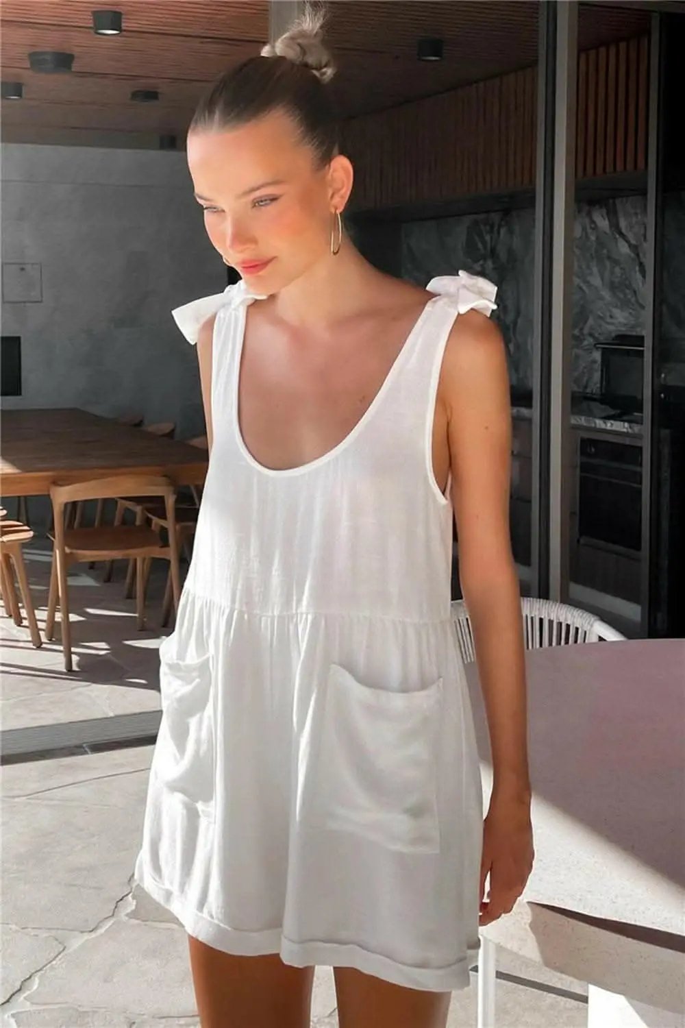 T-Shirts Trendsi just arrived - Elegant Scoop Neck Jumpsuit