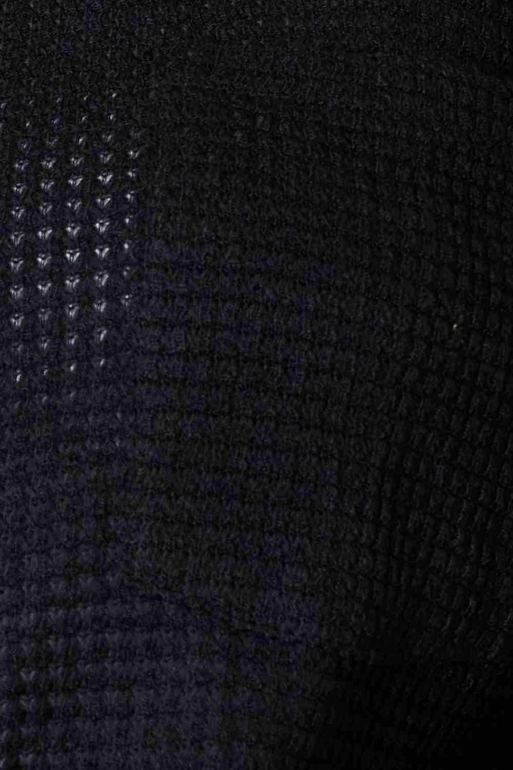 Trendsi Men's Waffle-Knit Collared Shirt - Elegant Casual
