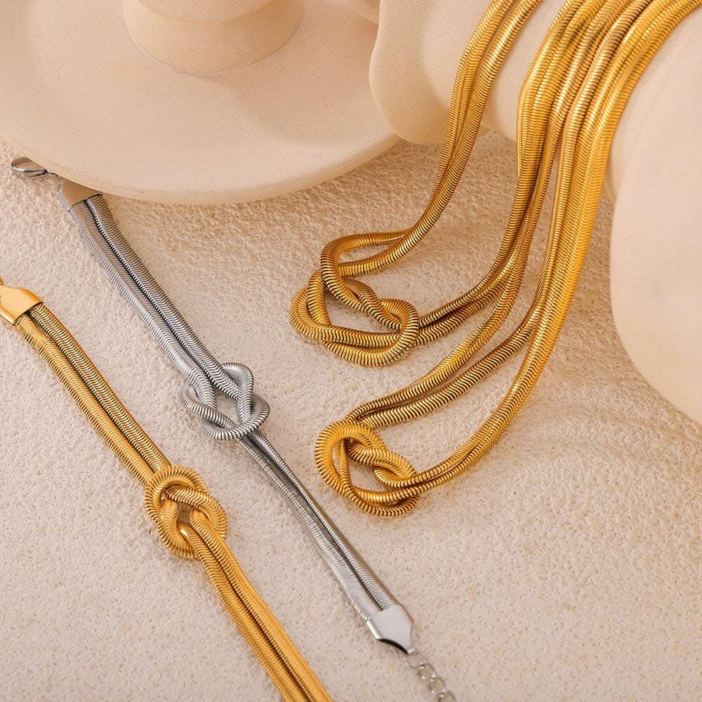 T-Shirts Trendsi just arrived - Elegant gold-plated knot bracelet