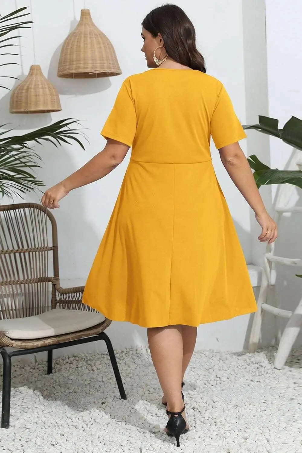 Plus Size Maxi Dress by Trendsi — Sheer Flowy Elegance